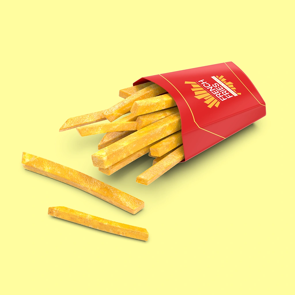 Custom French Fries Boxes Wholesale