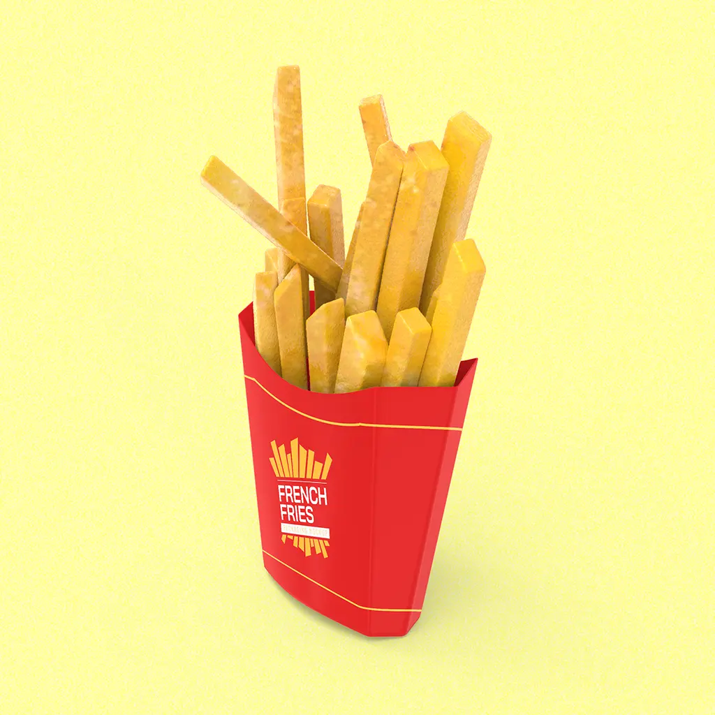 French Fries Packaging Boxes