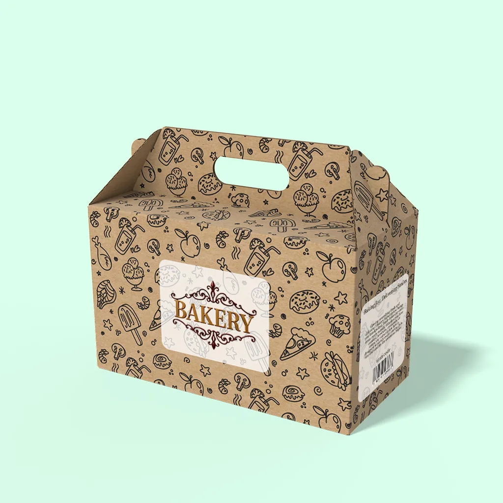 Custom Printed Corrugated Bakery Boxes